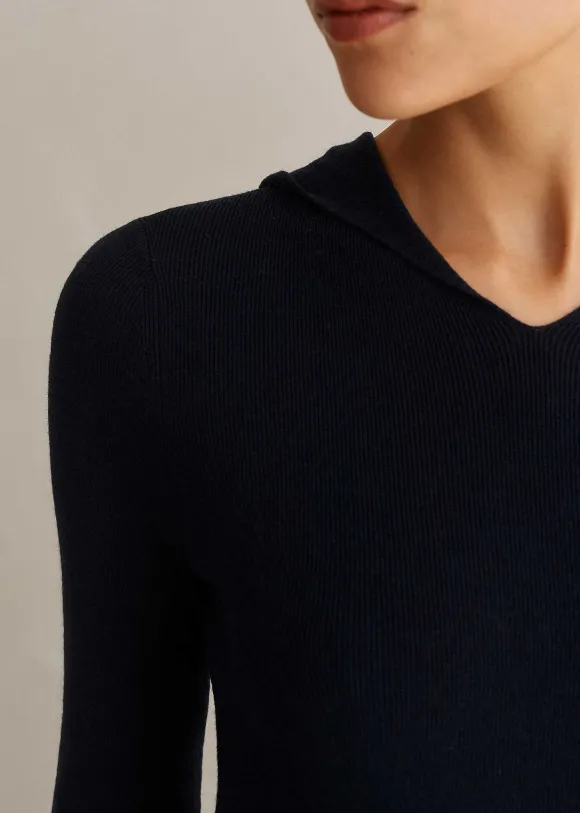 Merino Stretch Rib Layering Hoody