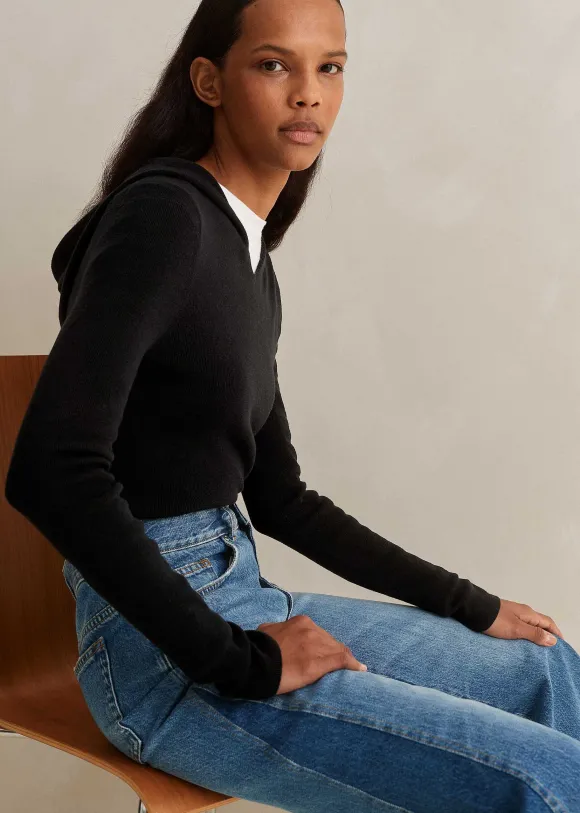 Merino Stretch Rib Layering Hoody