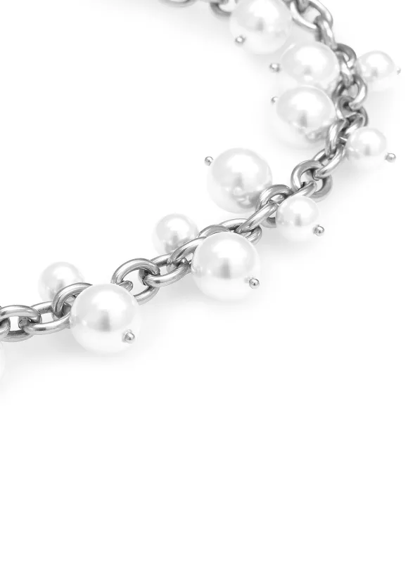 Multi Chain + Pearl Necklace