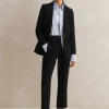 Perfect Workwear Long Blazer Slim-Crop Trouser Suit