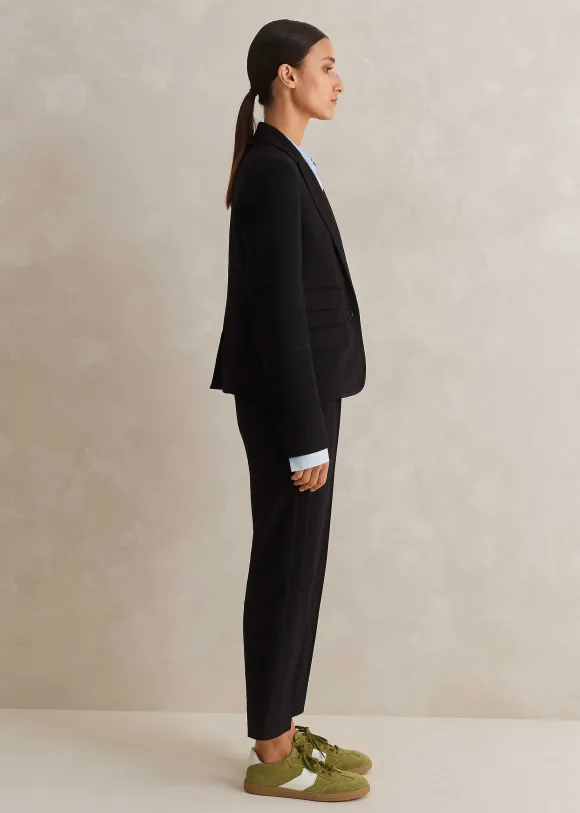 Perfect Workwear Short Blazer Slim-Crop Trouser Suit