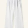 Pleated Straight-Leg Trainer-Grazer Trouser