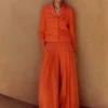 Pleated Ultra Wide-Leg Trouser