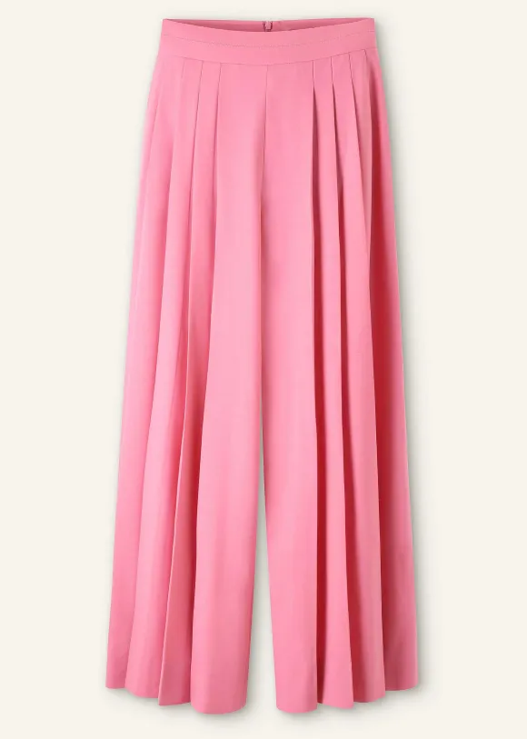 Pleated Ultra Wide-Leg Trouser