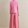 Pleated Ultra Wide-Leg Trouser + Contour Jacket Suit
