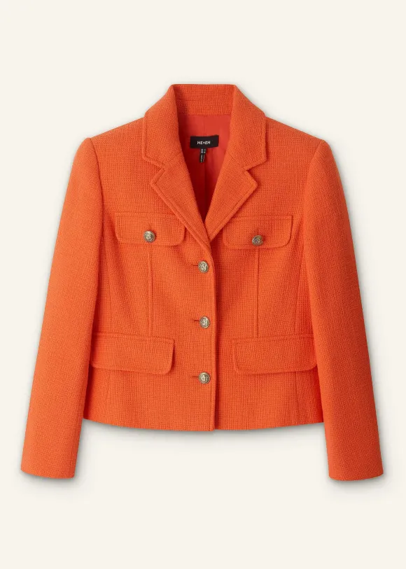 Pop Tweed Bracelet Sleeve Jacket