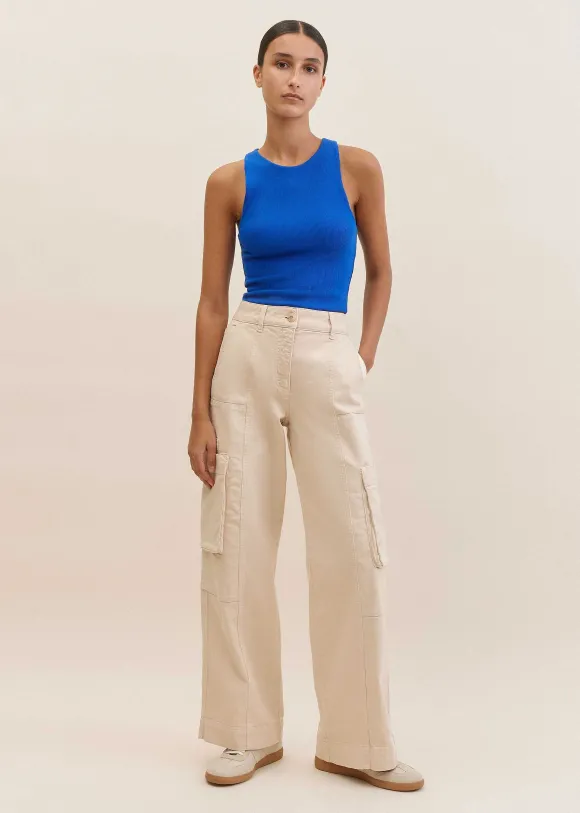 Racerback Cropped Vest
