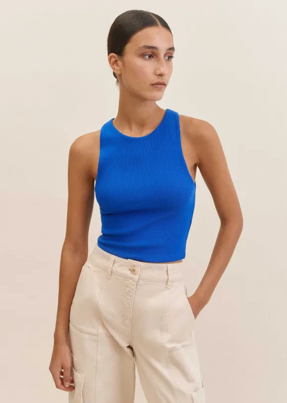 Racerback Cropped Vest