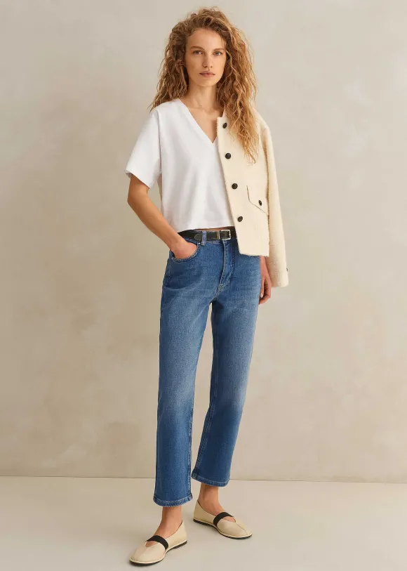 Regular Authentic Slim Crop Jean