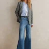 Regular Length Split Seam Flare Jean
