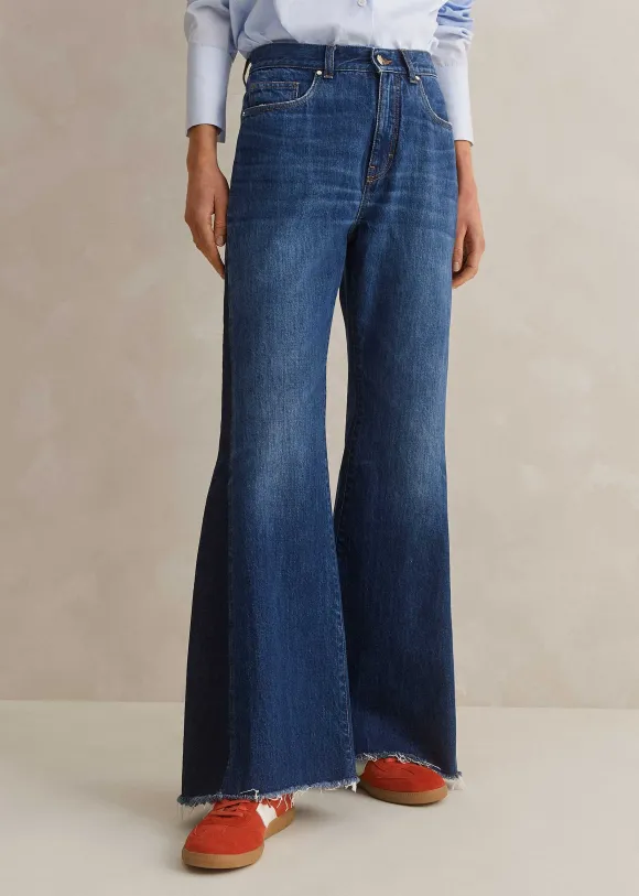 Regular Length Split Seam Flare Jean