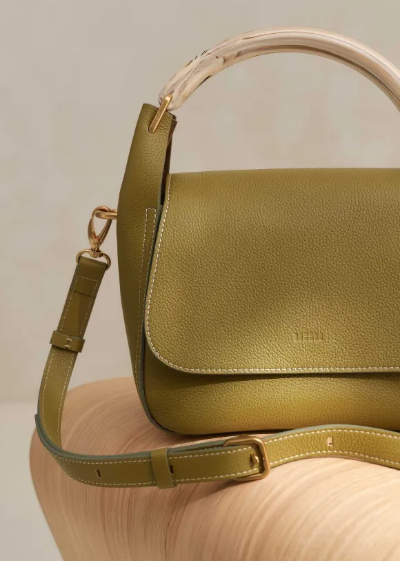 Resin Handle Crossbody Bag