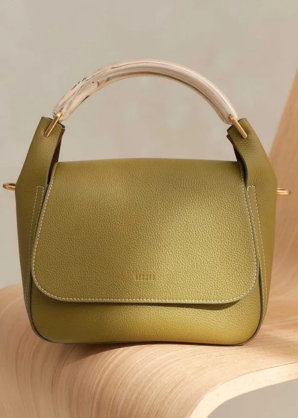 Resin Handle Crossbody Bag