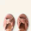 Ruched Velvet Knot Platform
