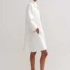 Sculptural Sleeve Swing Coat Co-Ord