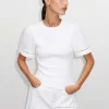 Shirred Cheesecloth T-Shirt