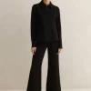Short Travel Tailoring Kick Flare Trouser Co-Ord