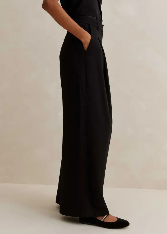 Short-Length Wide-Leg Forever Tux Trouser