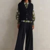 Silk Cotton Rose Print Blouse