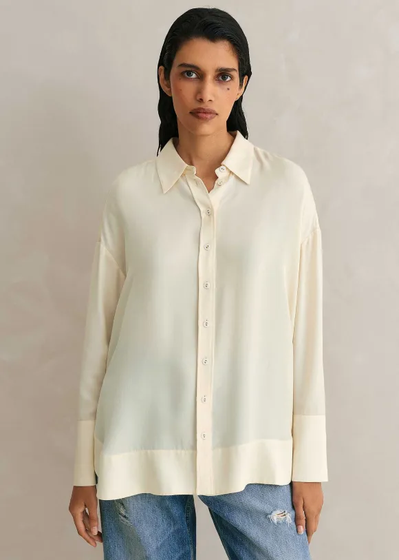 Silk Oversized Shirt