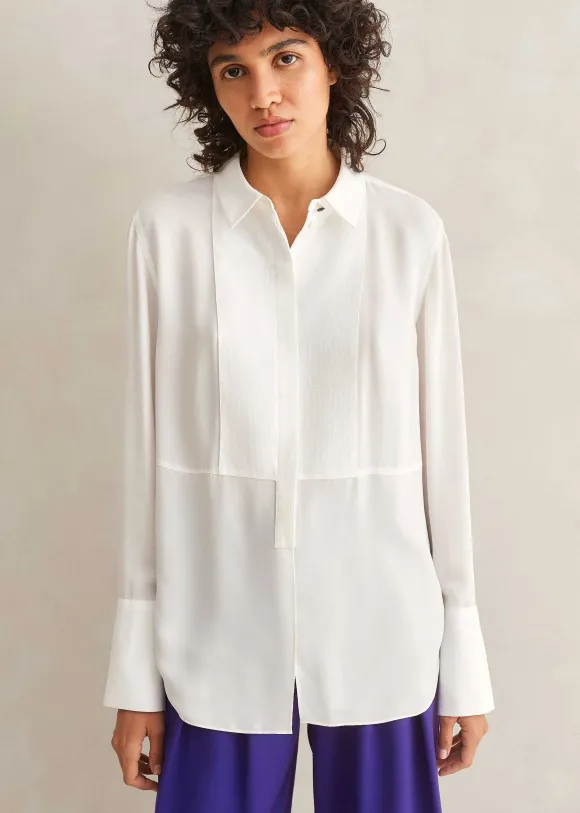 Silk Tux Shirt