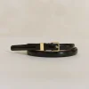Skinny Smooth Leather Belt