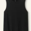 Slub Crew Neck Swing Vest
