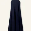 Slub Jersey Halterneck Maxi Dress