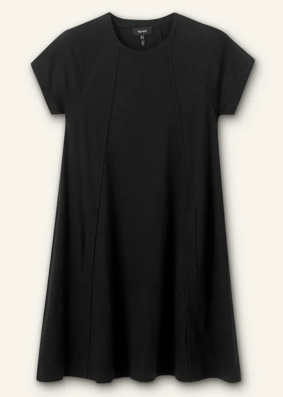 Slub Jersey Raglan Seam Short Swing Dress