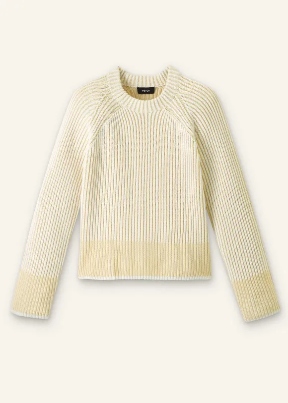 Soft-Touch Cotton Rib Weekend Jumper