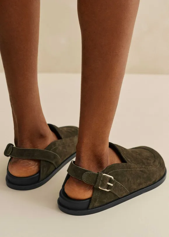 Suede Clog