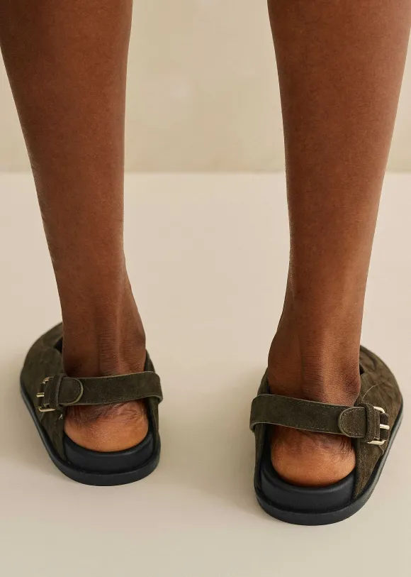 Suede Clog