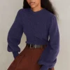 Superfine Alpaca Pouf Sleeve Jumper