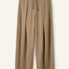 Tailored Wide Tapered Trouser + Belt