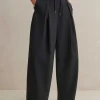 Tailored Wide Tapered Trouser + Belt