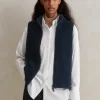 Teddy Merino Boucl Zip Vest