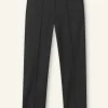 Textured Boyish Cigarette Pant