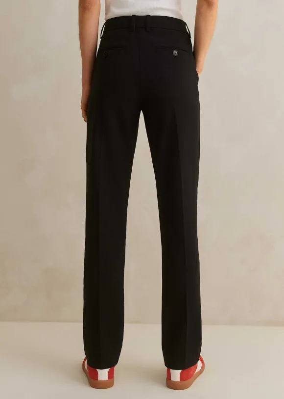 Textured Boyish Cigarette Pant