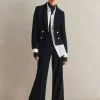 Textured Bracelet Sleeve Contour Jacket