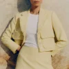 Textured Cotton-Blend Skirt Co-Ord