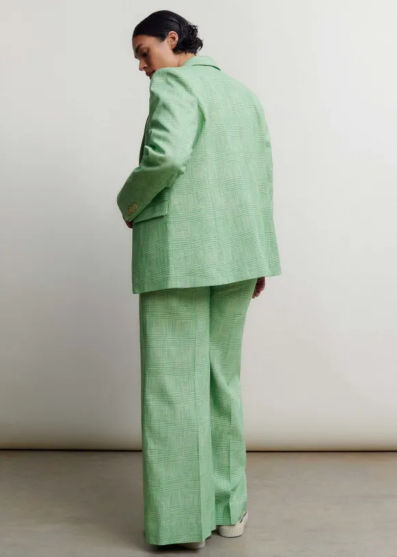 Textured Prince Of Wales Check Suit