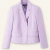 Textured Short Fitted Contour Jacket