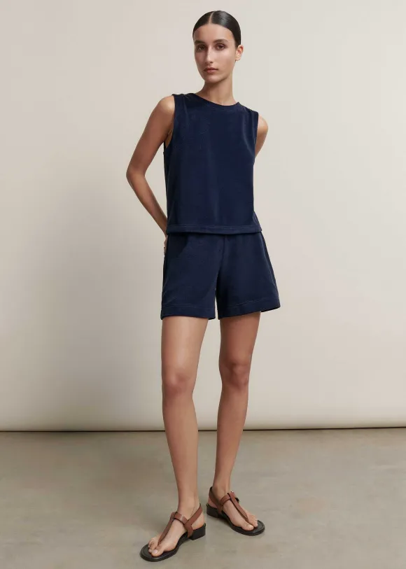 Towelling Crop Top + Short Co-Ord