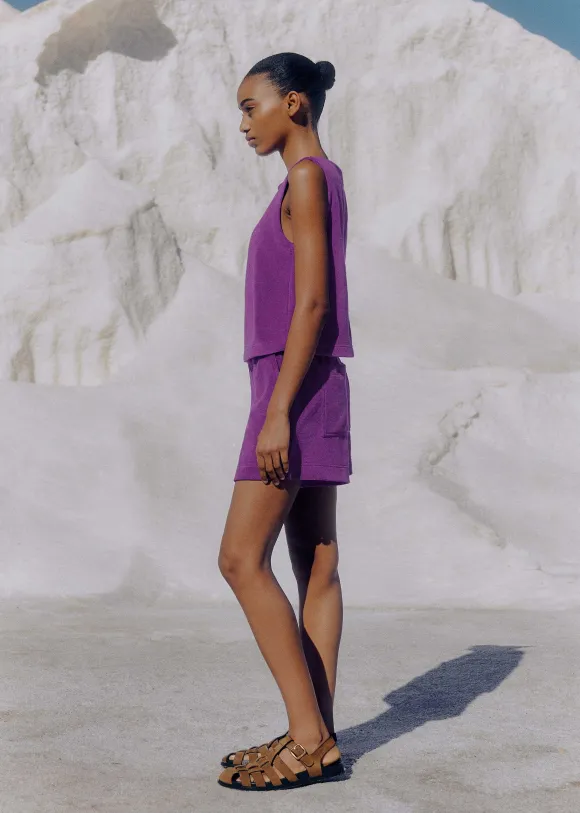 Towelling Short
