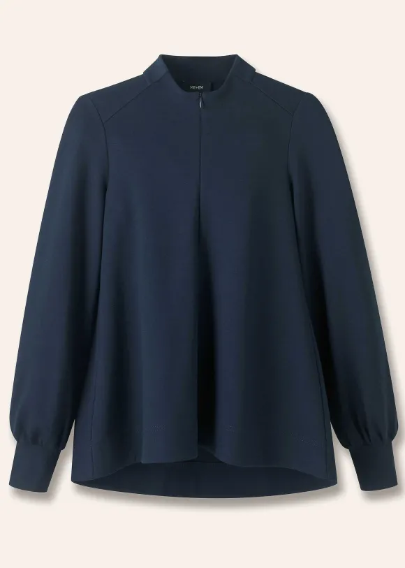 Travel Tailoring Balloon Sleeve Swing Top