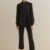Travel Tailoring Crop Kick-Flare Trouser Co-Ord