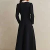 Travel Tailoring Fit And Flare Maxi Dress