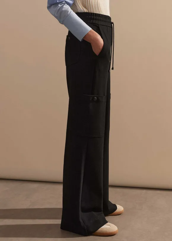 Travel Tailoring Flared Cargo Trouser