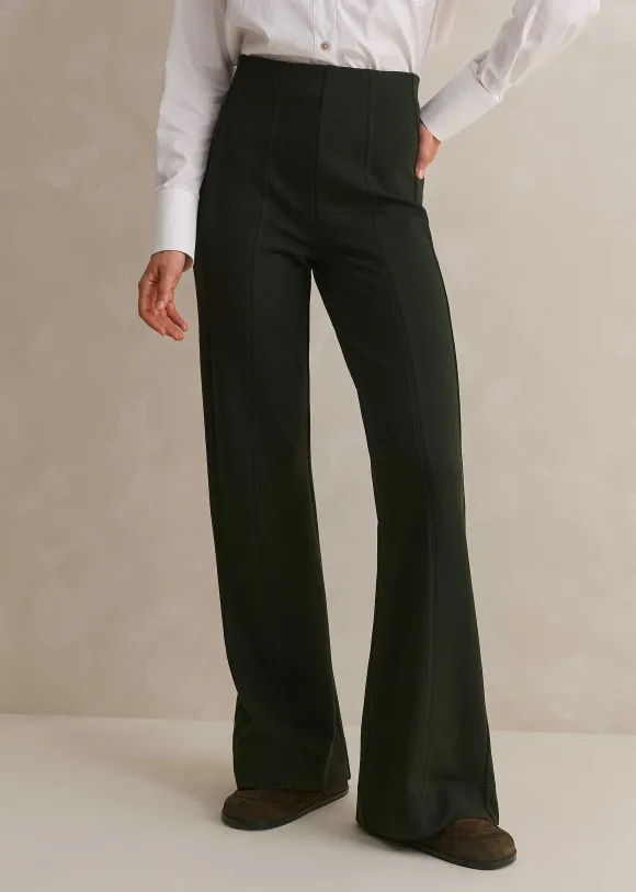 Travel Tailoring Kick Flare Trouser