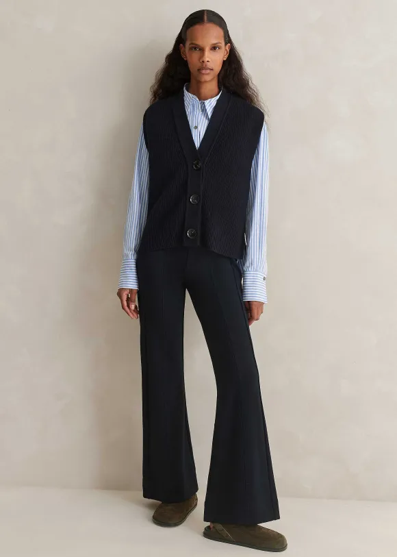 Travel Tailoring Kick Flare Short Trouser